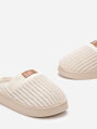 Damenhausschuhe in der Farbe Beige C39-42