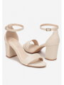 Damskie wygodne sandały 100-270 BEIGE