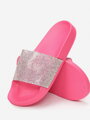Letné dámske šľapky PM1068 fuchsia