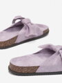 Damen Sommer-Pantoletten in der Farbe Lila 2033