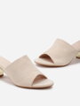 Sandalen mit hohem Absatz 77-507-42 beige