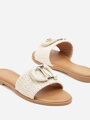 Sommer Flip-Flops in Beige Q7055-42 Farbe