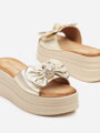 Goldene Plateausandalen 5218-60