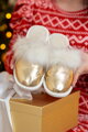Warme Damen Pantoffeln Modell 23 gold