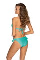 Glitzernder Damen-Badeanzug ANABEL-B,01 F blau glänzend