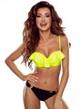 Helle Damen-Bademode CARMEN-GF,02 C/B neongelb+schwarz