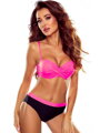 Stylischer zweiteiliger Badeanzug EVITA-G C/R neonpink