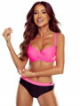 Zweiteiliges Damen ESTHER-EGX "C/R" Bikini NEONROSA