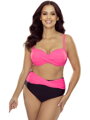 Zweiteiliger Damen-Badeanzug EVITA-GX „C/R“ neonpink