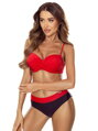 Dámske dvojdielne plavky EVITA GX C/Z červená + čierna