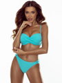 Dámske dvojdielne push-up plavky EVITA-G 01 J tyrkysové 