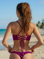 Dámsky vrchný diel plaviek VSB MALDIVY fialový 