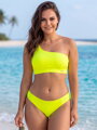 Damen-Zweiteiler-Badeanzug VSB JULIE neongelb