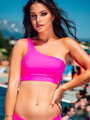Zweiteiliger Damen-Badeanzug VSB JULIE neonpink