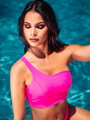 Zweiteiliger Damen-Badeanzug VSB JULIE neonpink