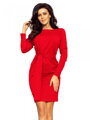 Damen Retro Kleid 209-6 rot