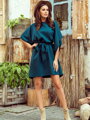 Damen OVERSIZE Abendkleid 287-2 smaragdgrün