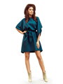 Damen OVERSIZE Abendkleid 287-2 smaragdgrün