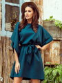 Damen OVERSIZE Abendkleid 287-2 smaragdgrün