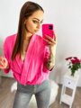 Unifarbener Damenblazer in Rosa