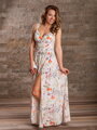 VERSABE Damen MAXI Kleid VS-SA 1905 Blumenmuster