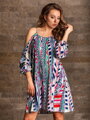 VERSABE Sommerkleid für Damen VS-SA 1907 Oversize mit geometrischem Muster