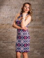 Damen Bleistift-Kleid VS-SA-1910 Mandala-Muster