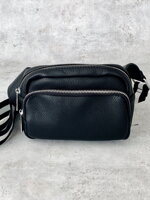 Dámska Cross Body kabelka 614 v čiernej farbe 