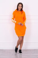Sportovní šaty OFF WHITE neonově oranžové