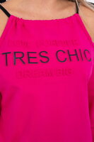 Dámské šaty TRES CHIC cyklámenové