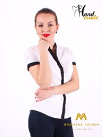 Biela dámska košeľa  Slim Fit VS-DK1720, dámska košeľa, damske oblecenie, košeľa, kosela, oblecenie, oblečenie, blúzky, damska kosela, košela dámska, damske kosele bluzky, dámske košele, košele, košela na mieru, košela na mieru Stará Ľubovňa, kosela pre z