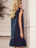 Elegantné dámske šaty 306-2 ROSITA smaragd