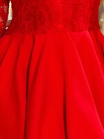 Elegantní dámské šaty 210-6 červené 