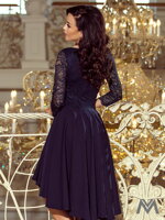 Elegantní dámské šaty 210-2 tmavě modré 