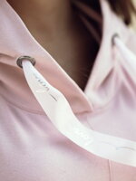 Mikinové šaty nebo prodloužená mikina VSB-Sophii růžová