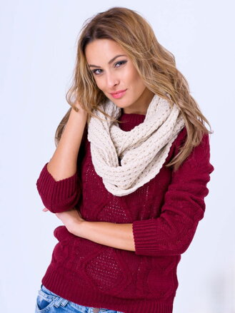 Damen Pullover JASMIN Bordo