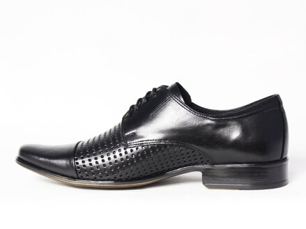 Elegante Schuhe - Leder Modell 218 - schwarz