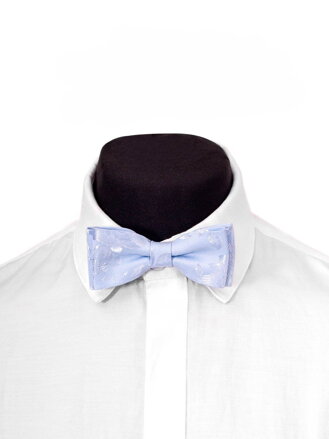 Herren Fliege VS-17 hellblau aus Brokat