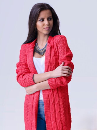 Damen Strickjacke APRIL Melone