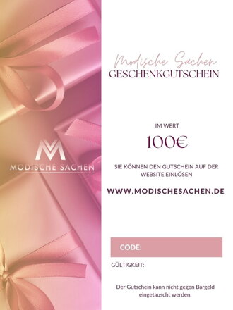 Geschenkgutschein Modischesachen.de