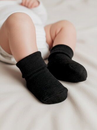 Schwarze Kindersocken