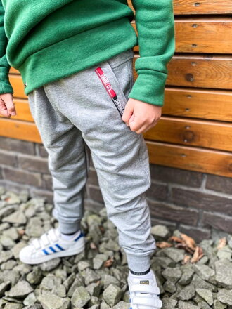 Bequeme Sport-Jogginghose grau 