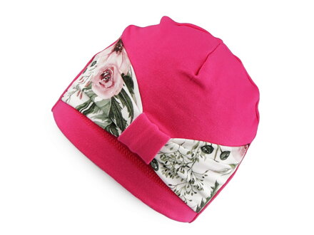 Mädchenmütze mit rosa Schleife