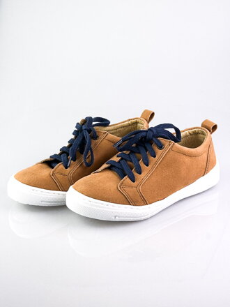 Jungen Turnschuhe mit Leder-Innensohle 310 Camel