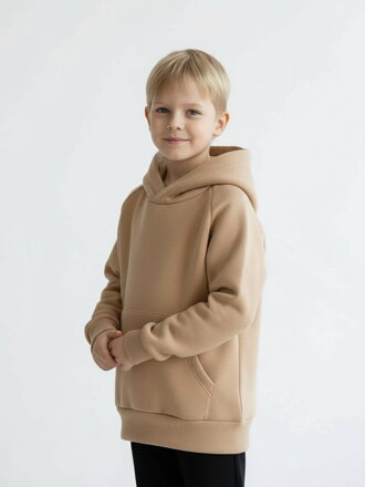 Zateplená detská mikina VSB KIDS béžová 