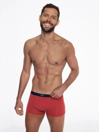 Gepunktete rote Herren-Boxershorts 41277-33X-M