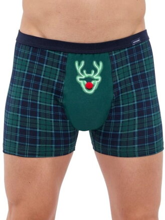 Weihnachtsboxer Rentier 007/75 grün