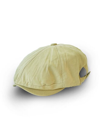 Herren-Schiebermütze in Cremefarbe