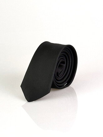 Pánska luxusná kravata v čiernej farbe 