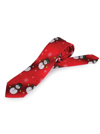 Pánska saténová vianočná kravata 930229